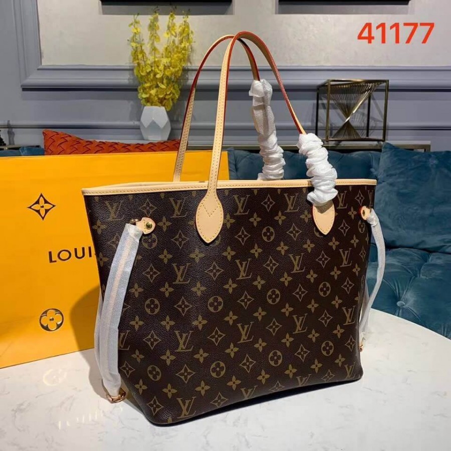 Replica Louis Vuitton Monogram Canvas Neverfull Mm M41177