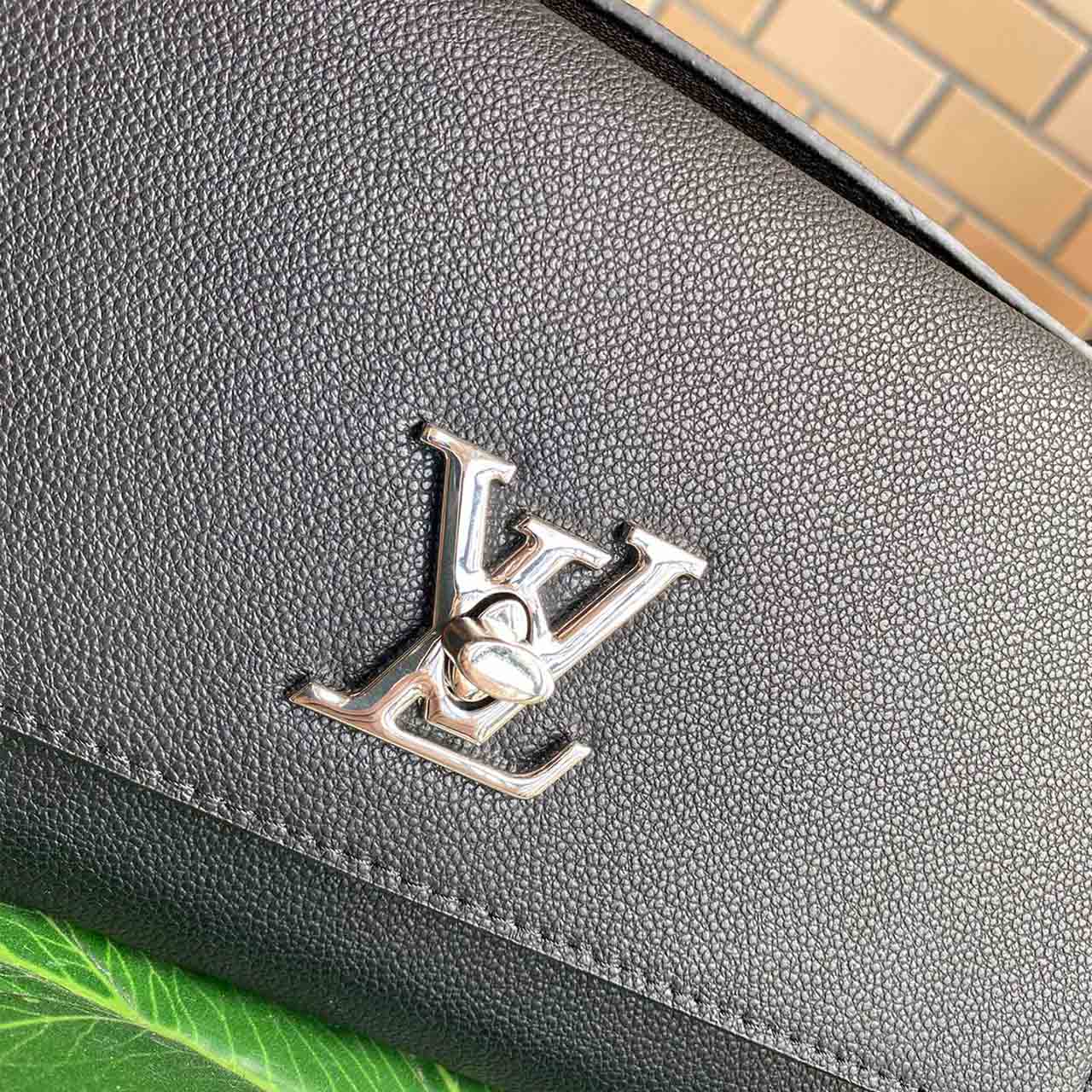 Replica Louis Vuitton Lockme Clutch M56088 Pink/Blue/Black