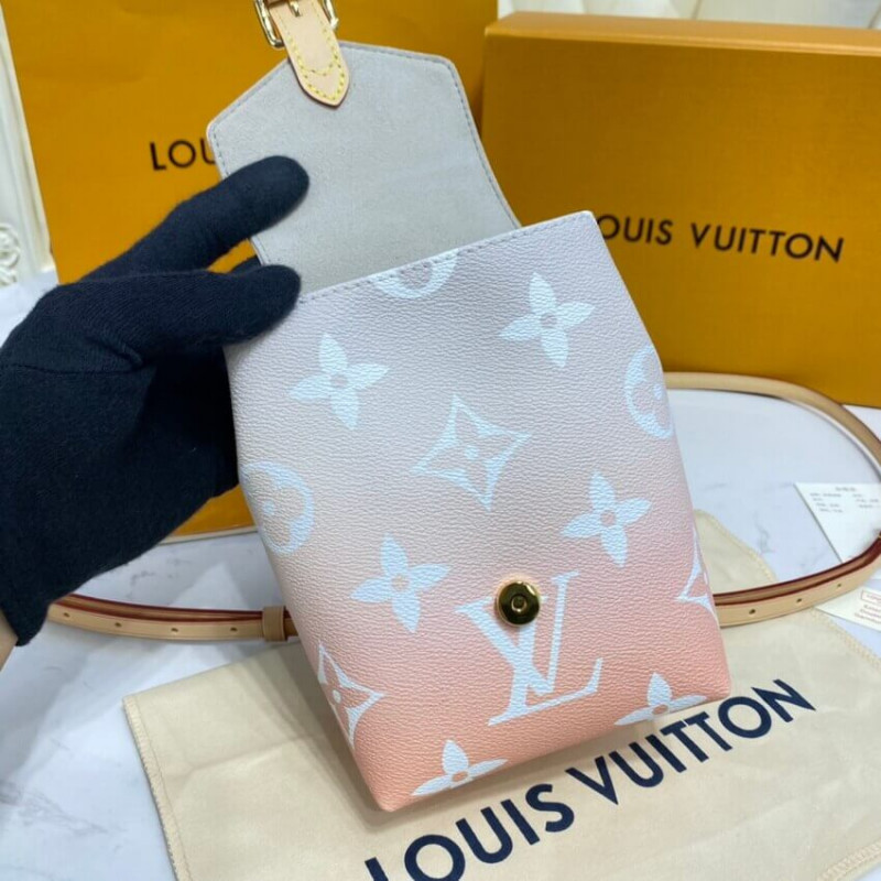 Replica Louis Vuitton Tiny Mini Backpack M45764 Mist Gray