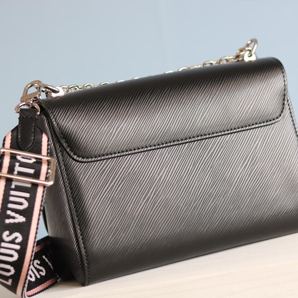 Replica Louis Vuitton Twist Mm M56628 Black/White/Pink