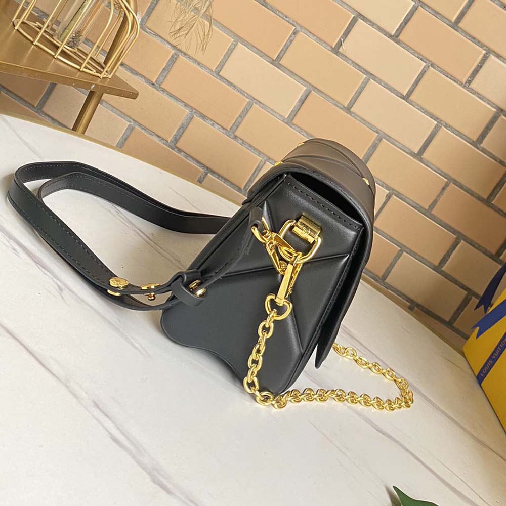 Replica Louis Vuitton Twist Pm- Black/Brown/White