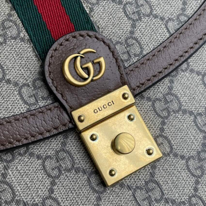 Replica Gucci Ophidia Small Top Handle Bag With Web 651055