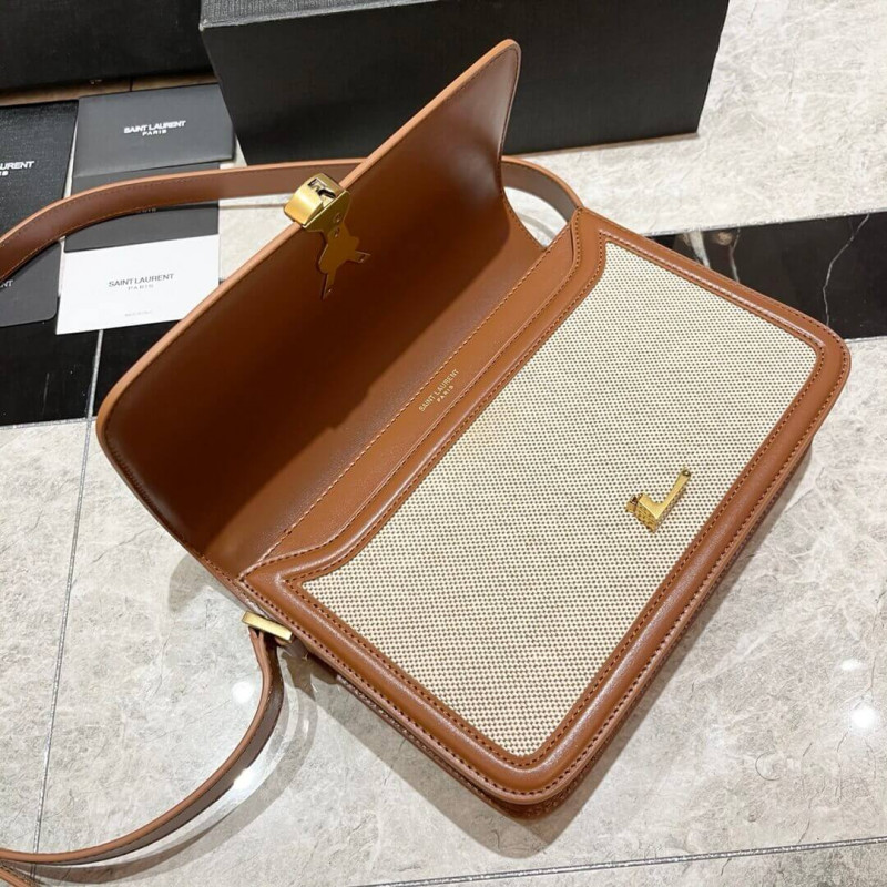 Replica Saint Laurent Ysl Solferino Medium Canvas Crossbody Bag 634305