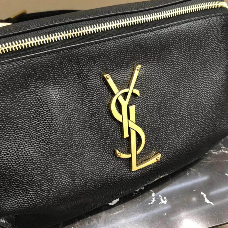 Replica Saint Laurent Ysl Classic Monogram Belt Bag In Grain Leather 569737