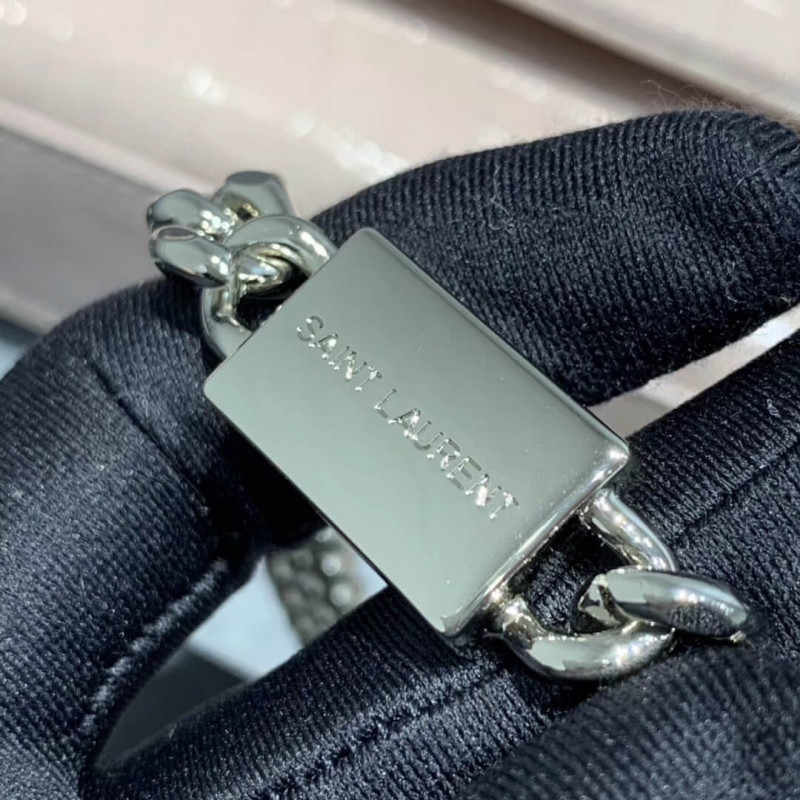 Replica Saint Laurent Medium Kate Tassel Chain Bag In Crocodile Leather 354119