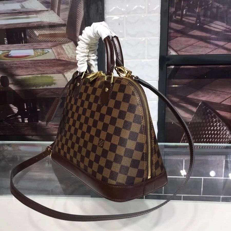 Replica Louis Vuitton Damier Ebene Canvas Alma Pm N53151