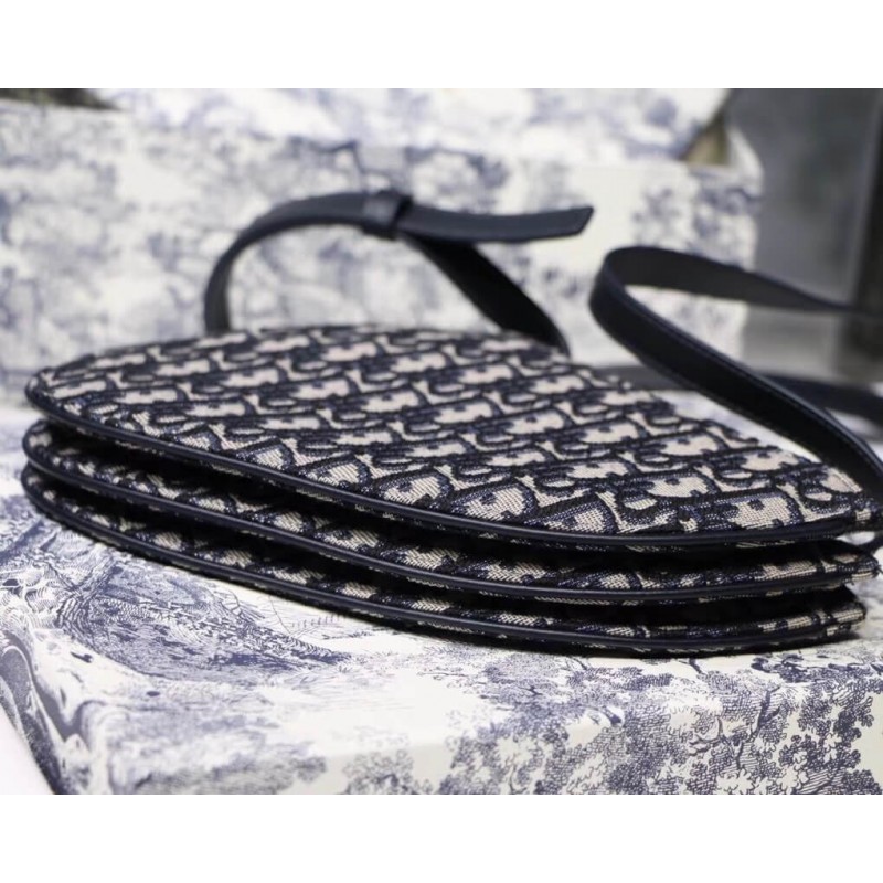 Replica Christian Dior Saddle Oblique Clutch S5642