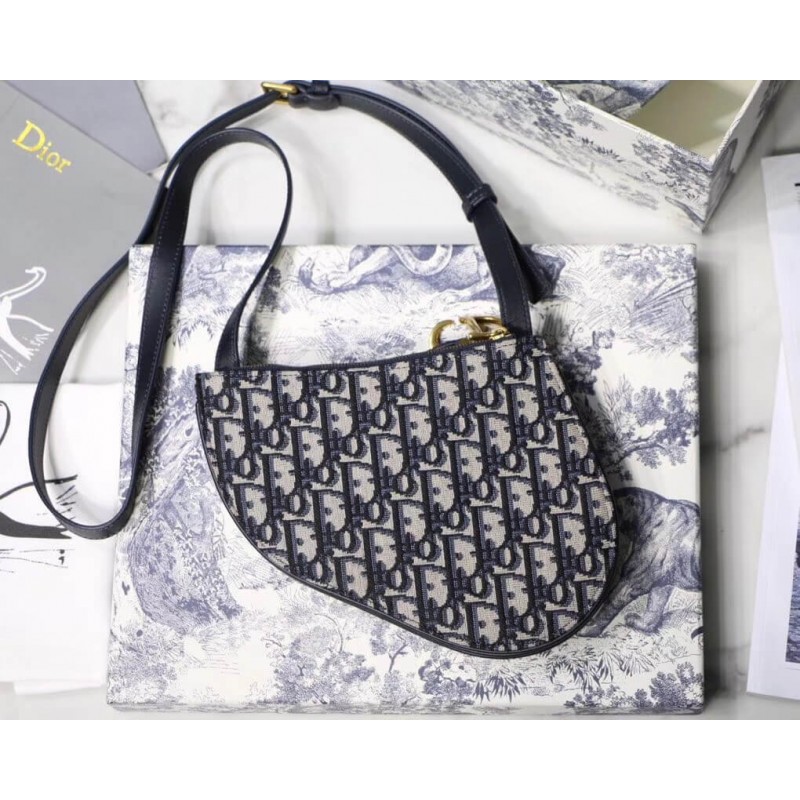 Replica Christian Dior Saddle Oblique Clutch S5642