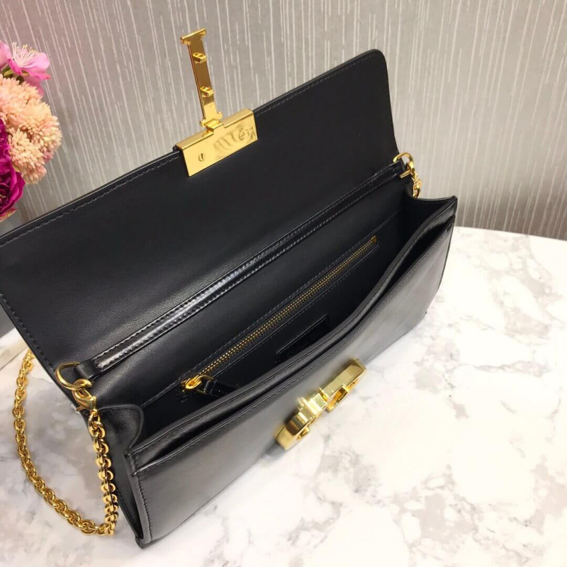 Replica Christian Dior 30 Montaigne Calfskin Clutch Chain Bag M9206