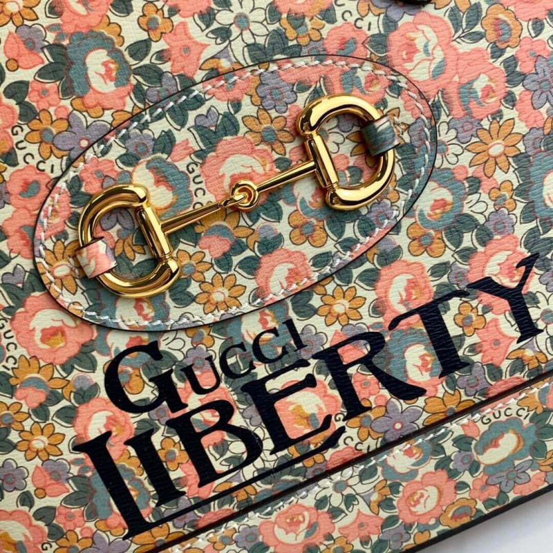 Replica Gucci Horsebit 1955 Liberty London Bag 621220