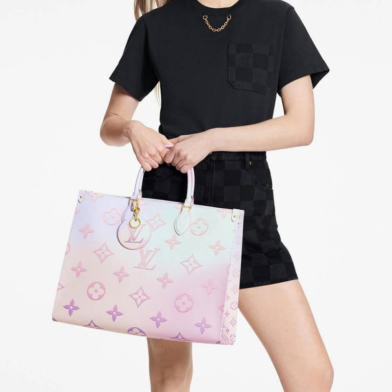 Replica Louis Vuitton Onthego Gm M46076 Sunrise Pastel