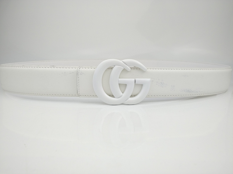 Replica Gucci Belt G323-75 White 38Mm