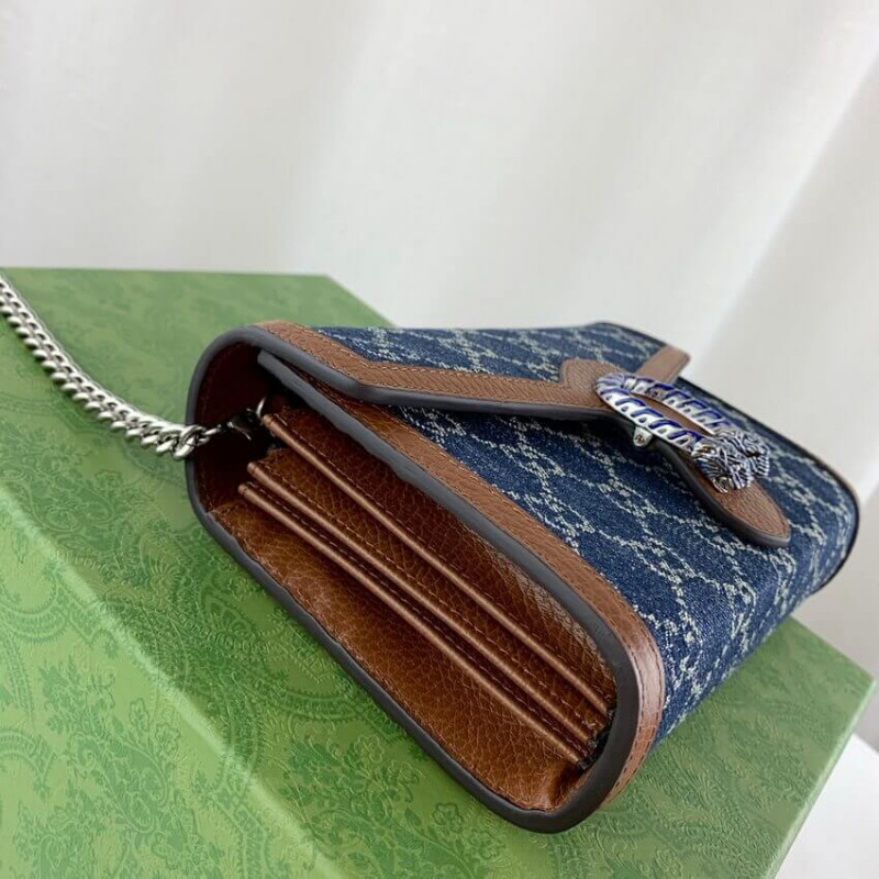 Replica Gucci Denim Dionysus Mini Chain Bag 401231