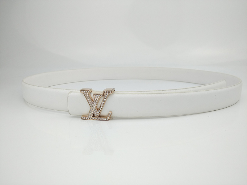 Replica Louis Vuitton Belt L190-75 25Mm White