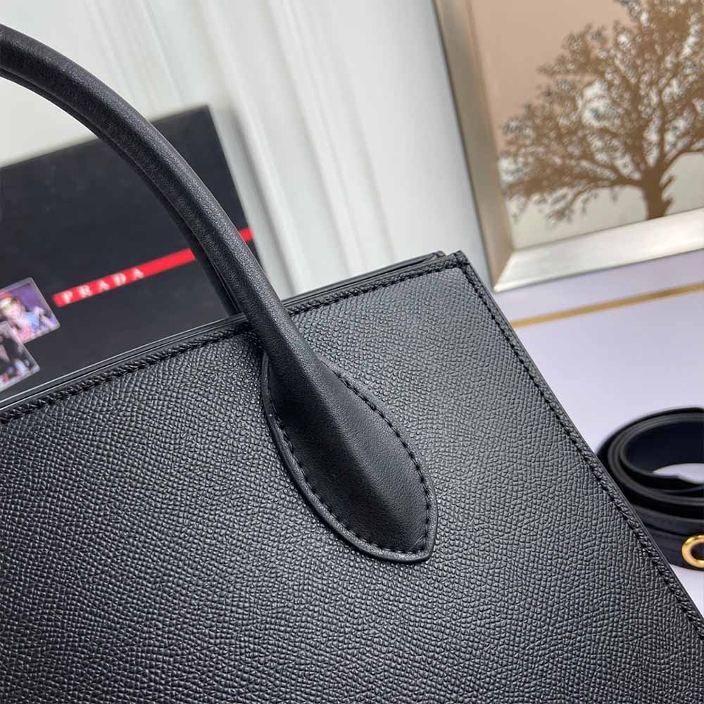 Replica Prada Medium Saffiano Leather Monochrome Bag 1Ba155(66158)