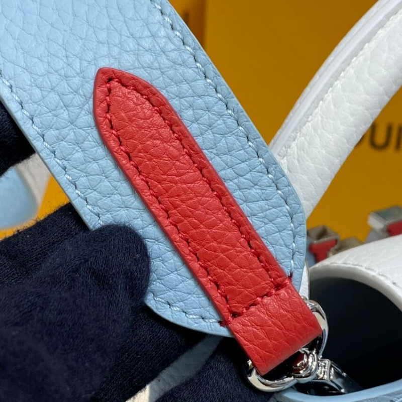 Replica Louis Vuitton Taurillon Leather Capucines Mini M57519