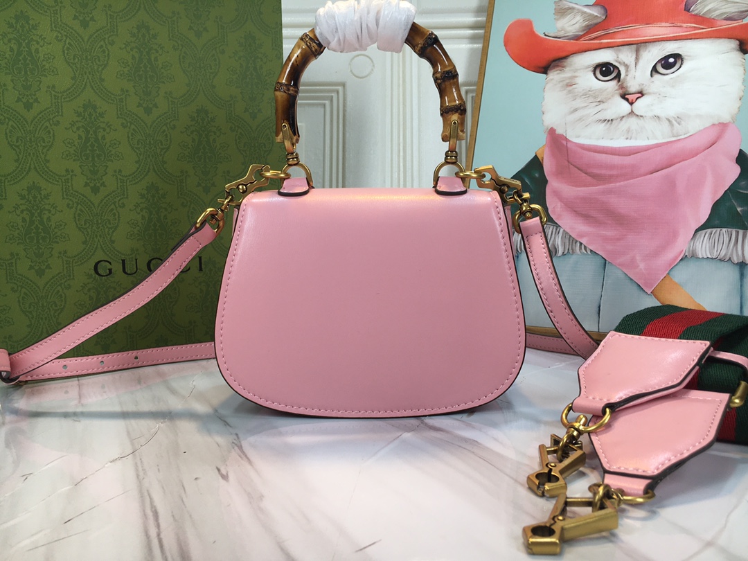 Replica Gucci Double G Bamboo 1947 Mini Top Handle Bag