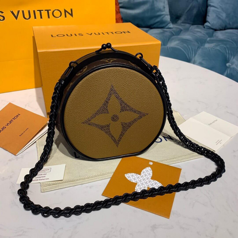 Replica Louis Vuitton Monogram Reverse Canvas Boursicot Bc M45280