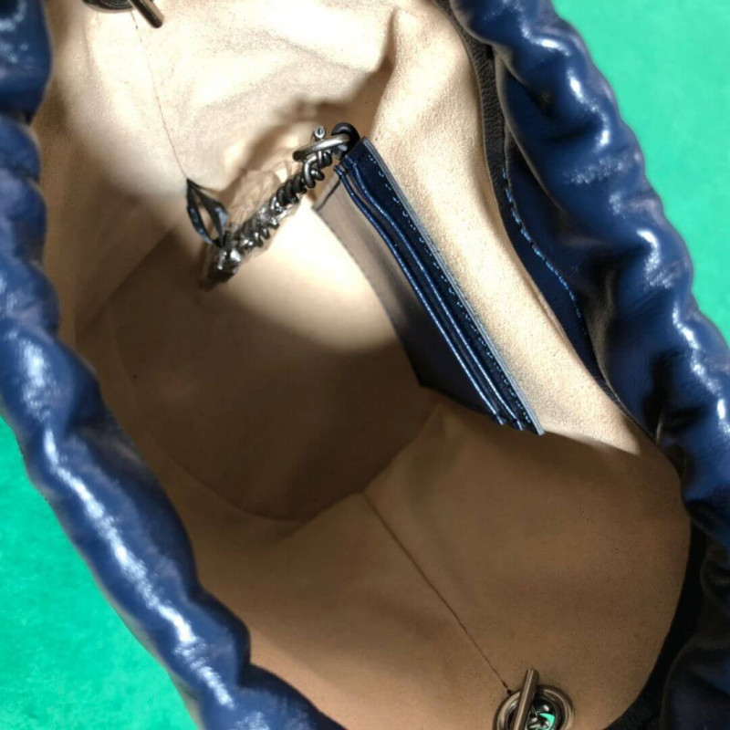 Replica Gucci Gg Marmont Mini Bucket Bag 575163 Blue