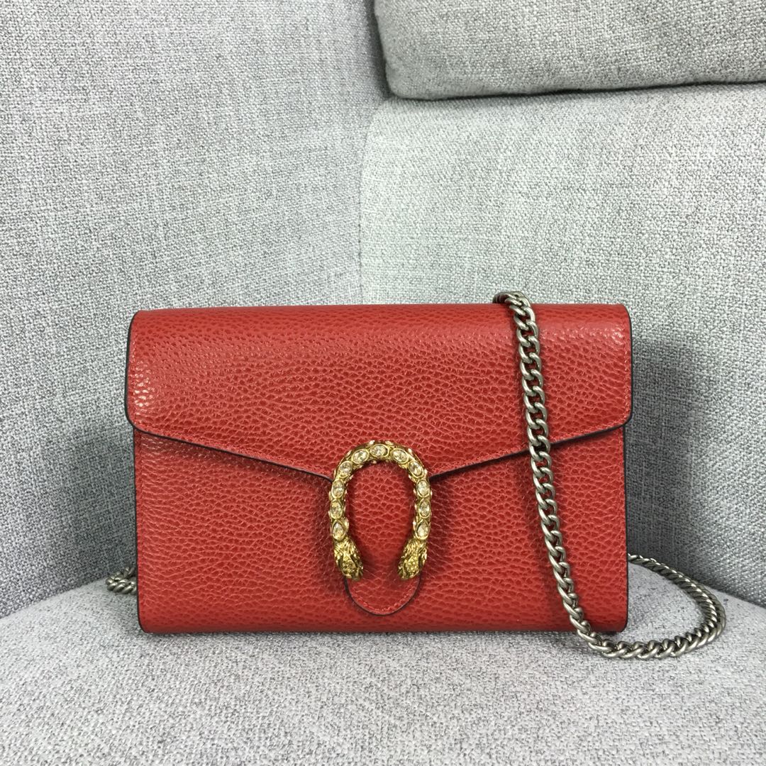 Replica Gucci Dionysus Leather Mini Chain Bag