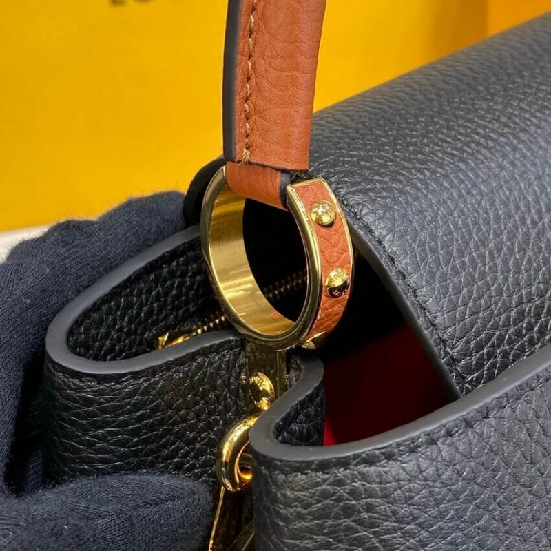 Replica Louis Vuitton Capucines Mm M59020 Noir/Rouge