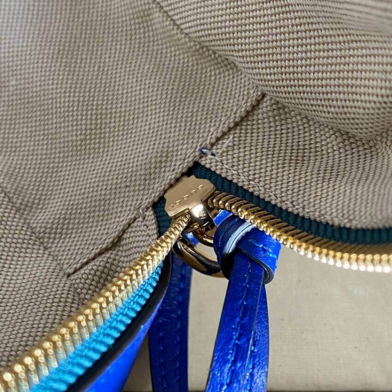 Replica Gucci Gg Marmont Small Shoulder Bag 447632 Blue And Emerald Leather