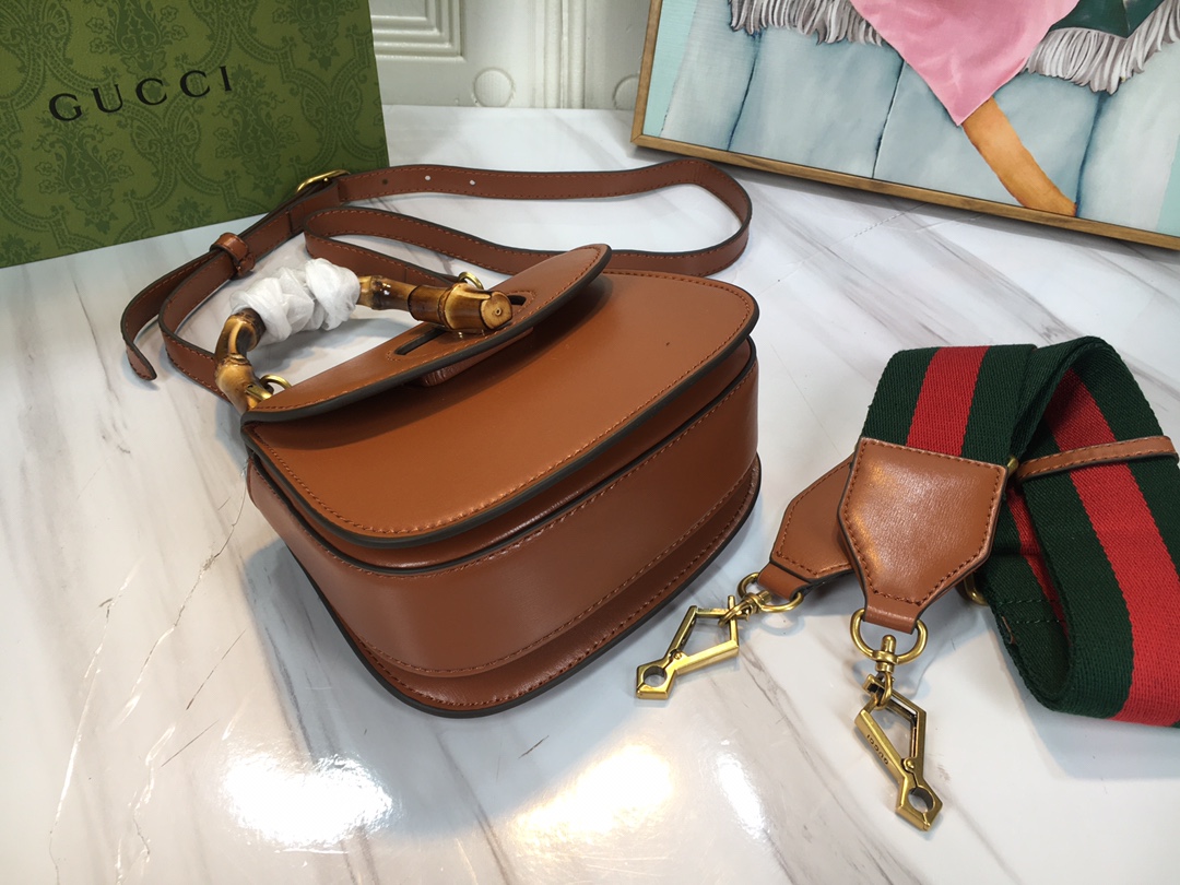 Replica Gucci Double G Bamboo 1947 Mini Top Handle Bag