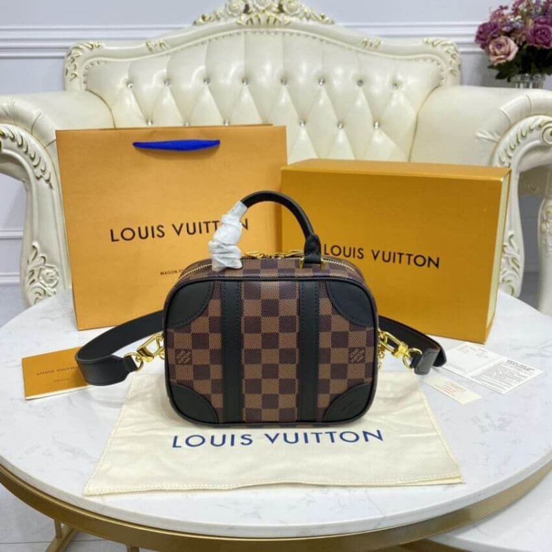 Replica Louis Vuitton Damier Azur Valisette Souple Bb N50063