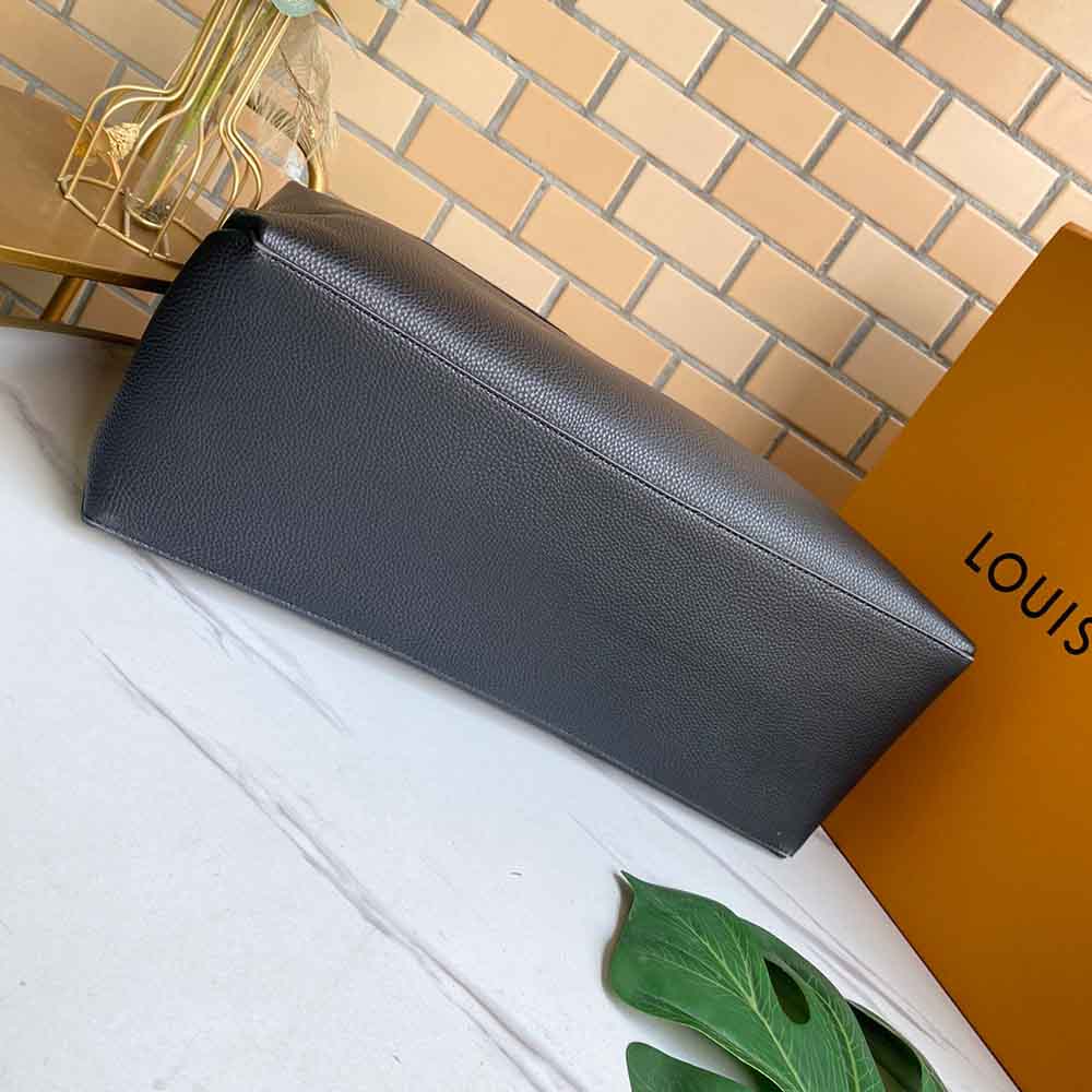 Replica Louis Vuitton Lockme Shopper M57346 Beige/Black/Green