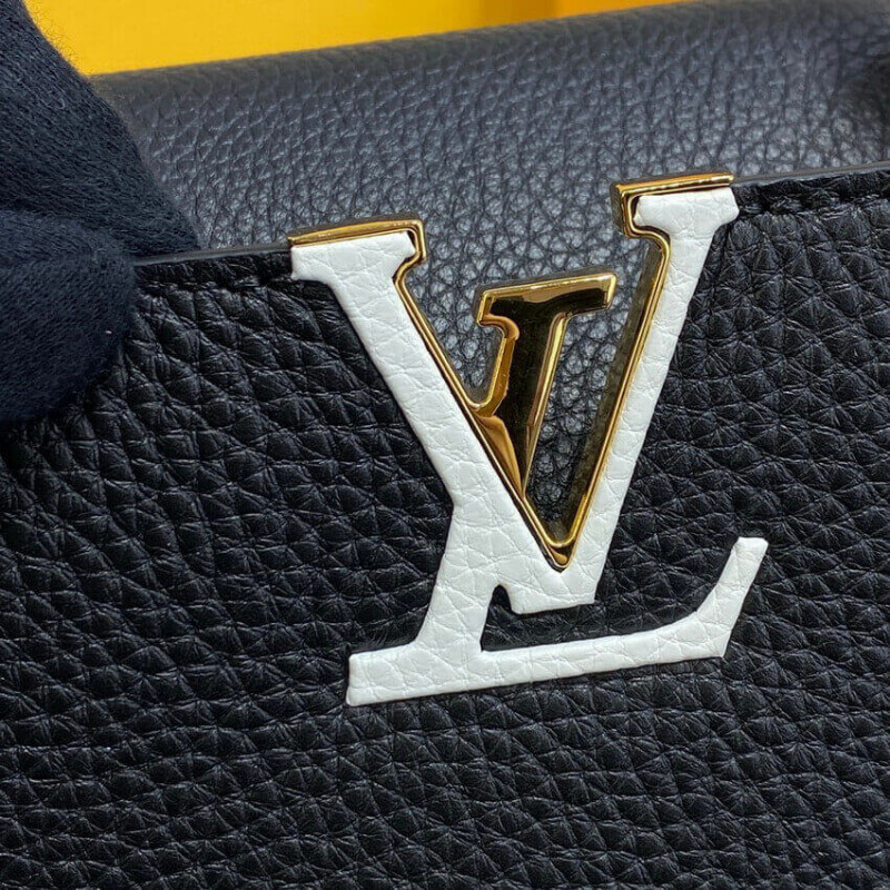 Replica Louis Vuitton Capucines Bb M59061 Noir/Rouge