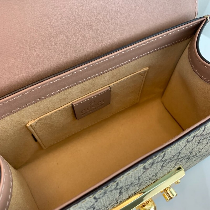 Replica Gucci Padlock Studded Gg Supreme Shoulder Bag 432182