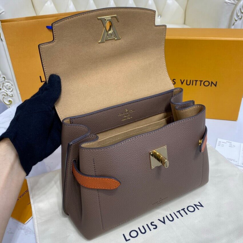 Replica Louis Vuitton Lockme Ever Bb M56645 Smokey/Quartz/Caramel