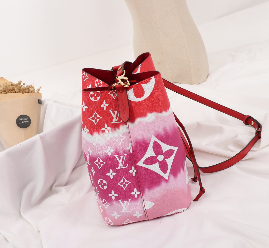 Replica Louis Vuitton Escale Neonoe Mm Pink/Blue/Red