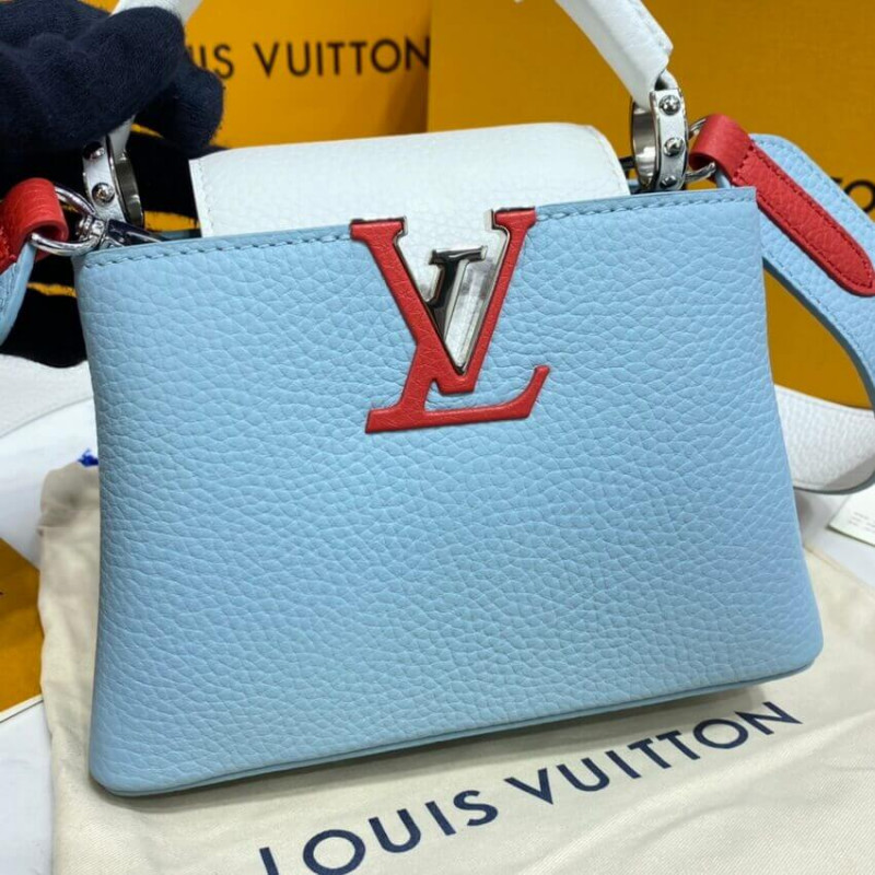 Replica Louis Vuitton Taurillon Leather Capucines Mini M57519