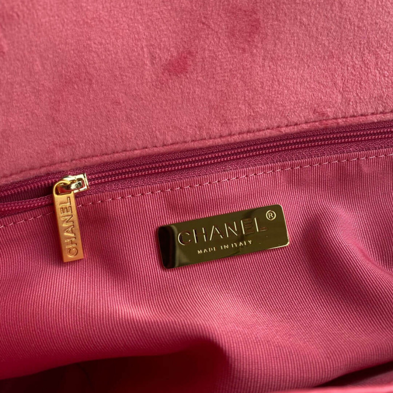 Replica Chanel 19 Large Velvet Flap Bag As1161