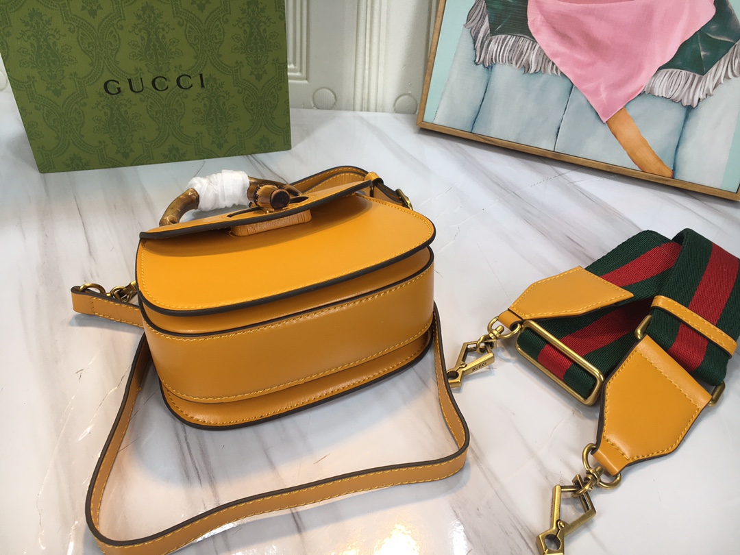 Replica Gucci Double G Bamboo 1947 Mini Top Handle Bag