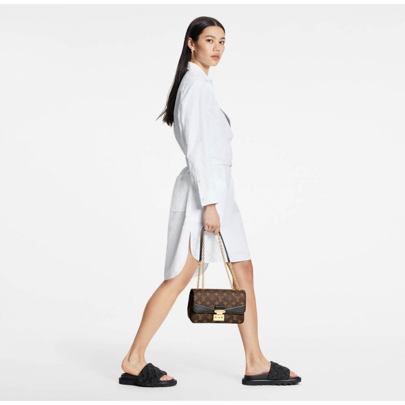 Replica Louis Vuitton Monogram Leather Marceau Should Bag M46126 M46127