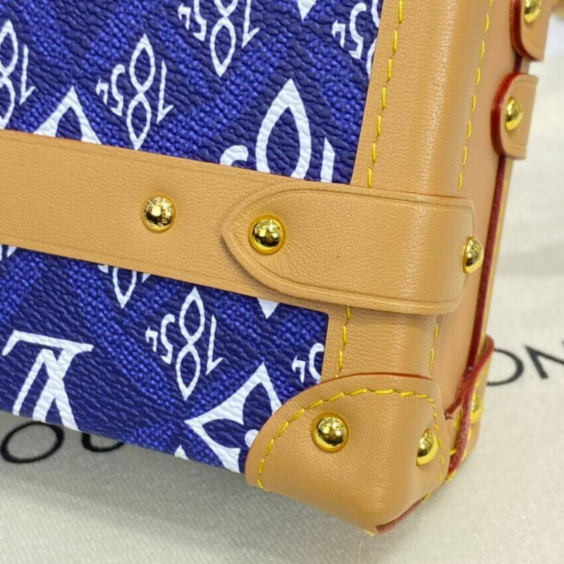 Replica Louis Vuitton Since 1854 Petite Malle M57212 Blue