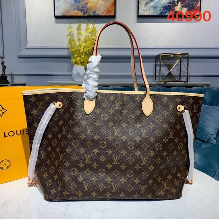 Replica Louis Vuitton Monogram Canvas Neverfull Pm/Mm/Gm M40995 M40990