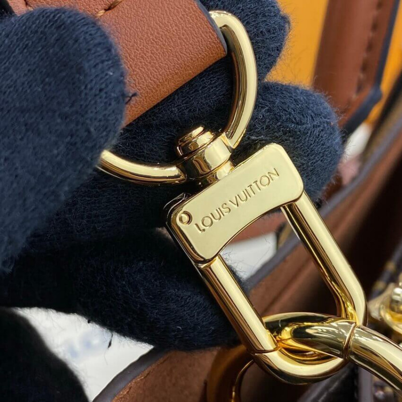 Replica Louis Vuitton Monogram Canvas Flower Tote M43770 Caramel