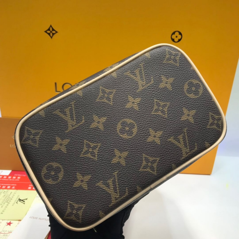 Replica Louis Vuitton Monogram Canvas Nice Cosmetic Mini M44495