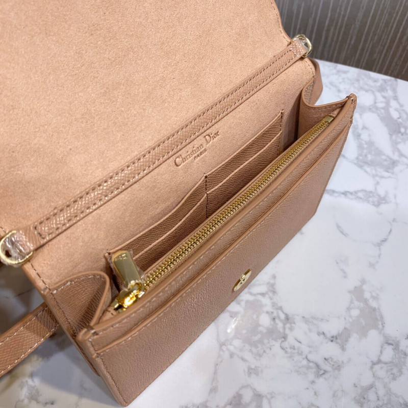 Replica Christian Dior 30 Montaigne 2-In-1 Pouch Grained Calfskin S2086