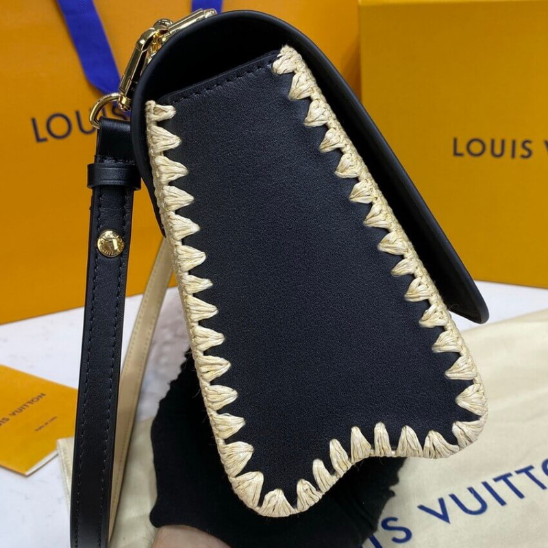 Replica Louis Vuitton Twist Mm M57647 Black