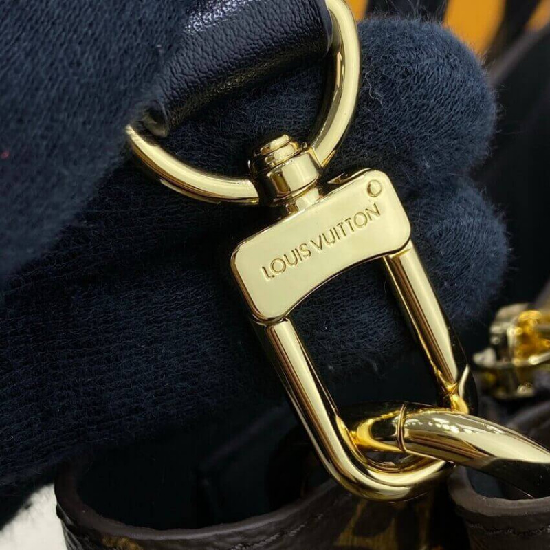 Replica Louis Vuitton Monogram Canvas Flower Tote M43550 Black