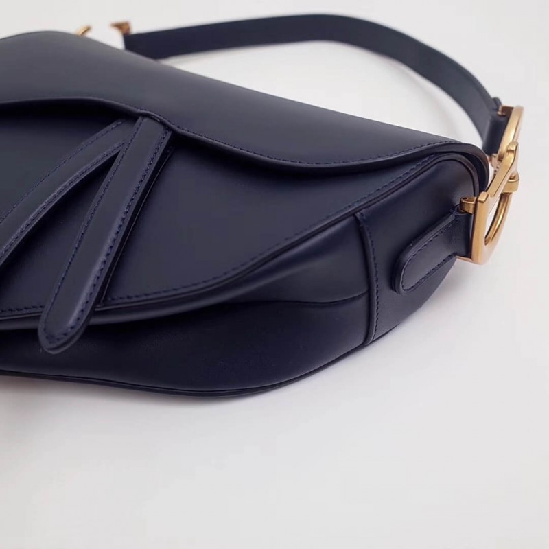 Replica Christian Dior Smooth Calfskin Saddle Bag M0446