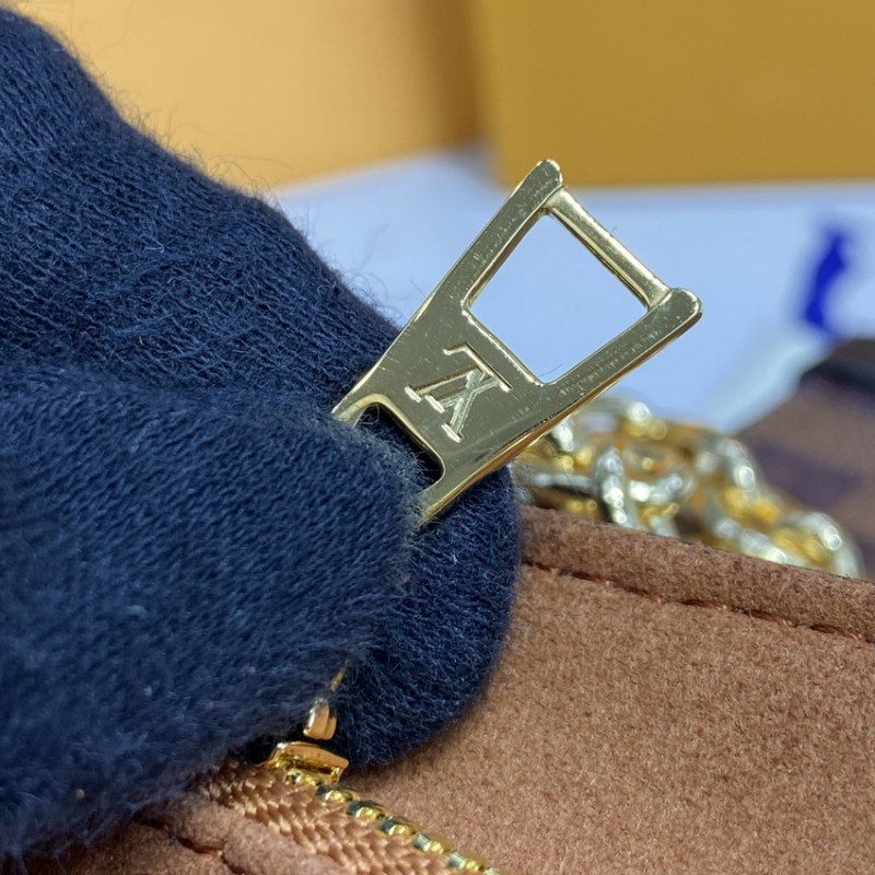 Replica Louis Vuitton Damier Ebene Canvas Vavin Pm N40110 Caramel