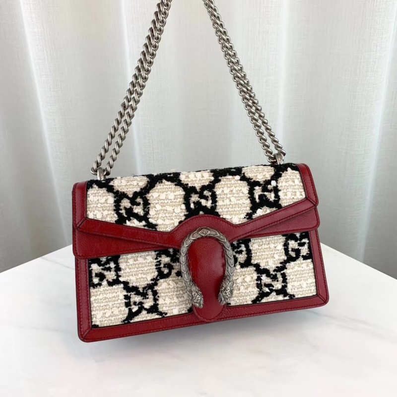 Replica Gucci Dionysus Gg Tweed Small Shoulder Bag 400249