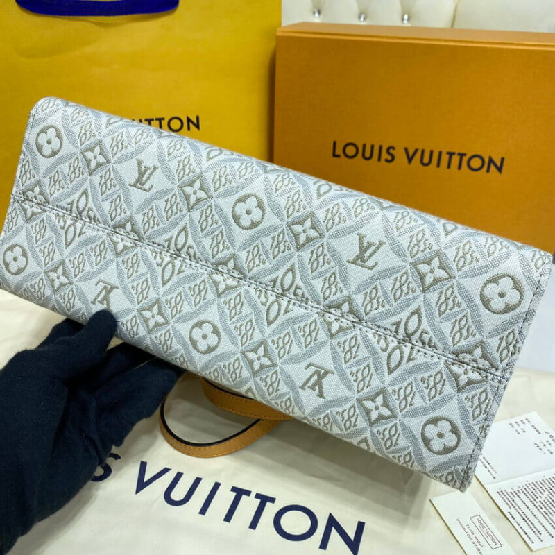 Replica Louis Vuitton Since 1854 Jacquard Textile Onthego Mm M59614