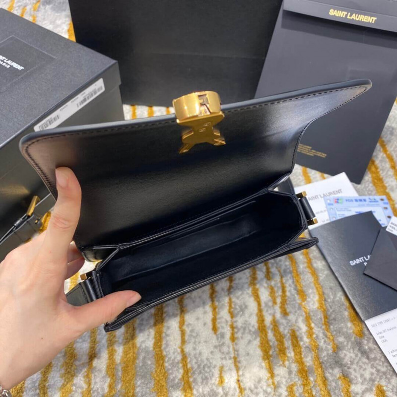 Replica Saint Laurent Ysl Solferino Small Satchel In Box Leather 634306
