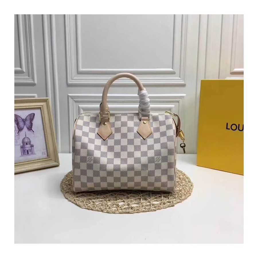 Replica Louis Vuitton Damier Azur Canvas Speedy 25 N41371